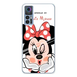 Эксклюзивный чехол для TCL 30 Plus (AlphaPrint - Мультяшные) (Маус Минни)