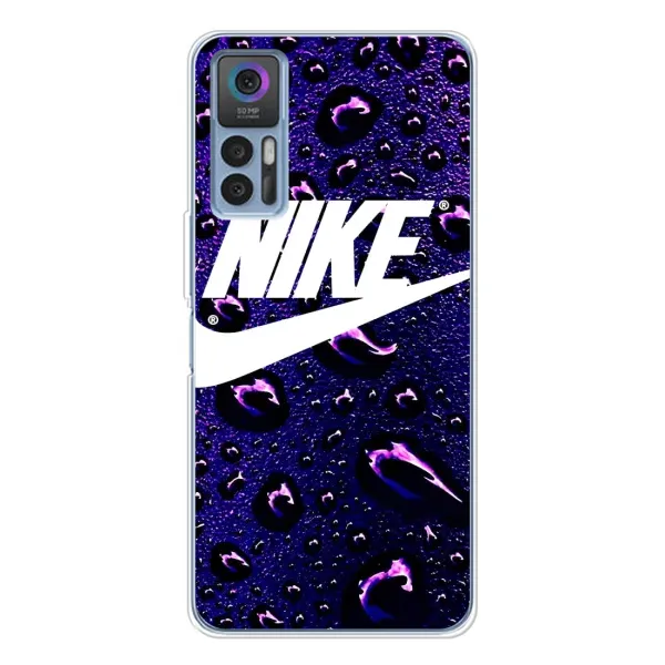 Чехол с принтом «Найк принт» для TCL 30 Plus