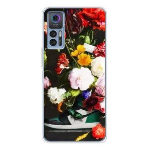Бренднові Чохли для TCL 30 Plus - (PREMIUMPrint) (Nike цветы)