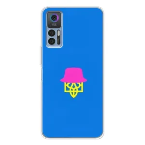 Чехлы для TCL 30 Plus  Укр. Символика (AlphaPrint) (Шапка на гербу)