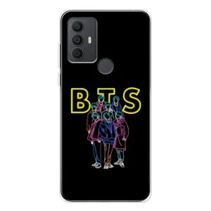 Чехлы BTS для TCL 30 SE (AlphaPrint) (BTS стайл)