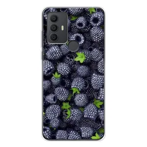 Чехлы с Фруктами для TCL 30 SE (VPrint) (Ежевика)