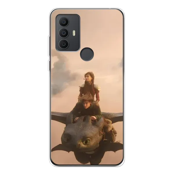 Чехол с принтом «Фильм дракон» для TCL 30 SE