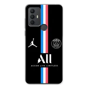 Чехлы PSG для TCL 30 SE (AlphaPrint) (футболка ПСЖ)