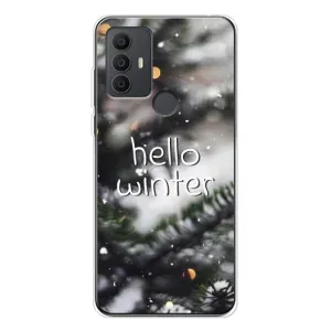 Новогодние, Праздничные Чехлы для TCL 30 SE - 2024 год (Hello winter)