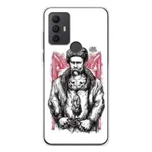 Чехлы для TCL 30 SE с принтом Тараса Шевченко (AlphaPrint) (Козак Шевченко)