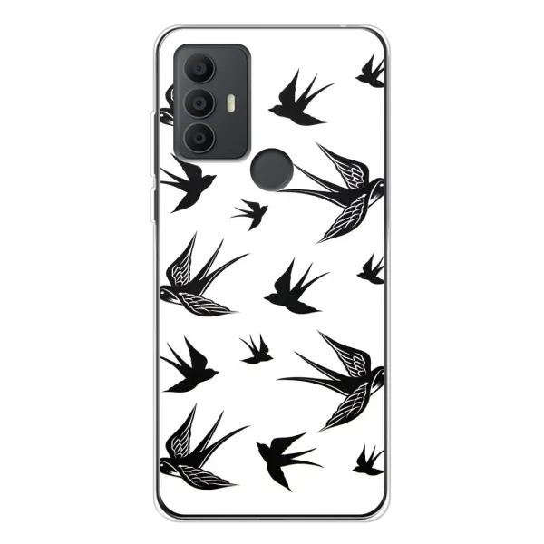 Чехол с принтом «Ласточки» для TCL 30 SE