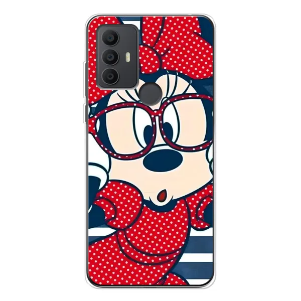 Чехол с принтом «Маус в очках» для TCL 30 SE
