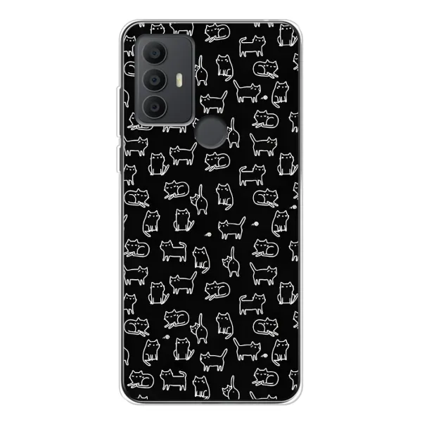 Чехол с принтом «Меленькие котики» для TCL 30 SE