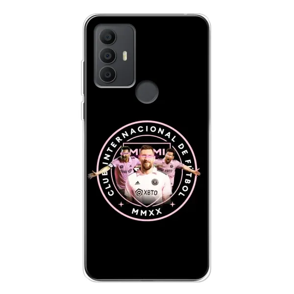 Чехол с принтом «Месси в лого» для TCL 30 SE