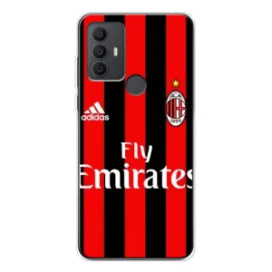 Чехлы для TCL 30 SE (VPrint) - Футбольные клубы (Milan)