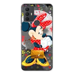 Чехол Disney Mouse TCL 30 SE (PREMIUMPrint) (Minni с бантиком)