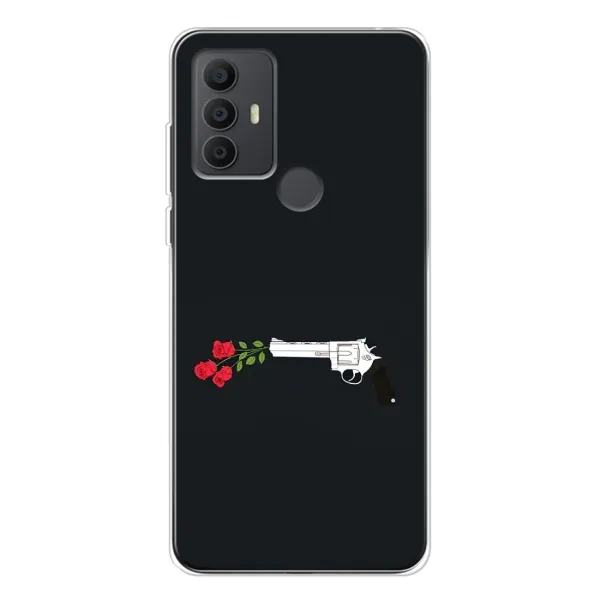 Чехол с принтом «Неожиданные цветы» для TCL 30 SE