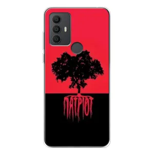 Украинские Чехлы для TCL 30 SE с картинкой УПА (AlphaPrint) (Патриот)