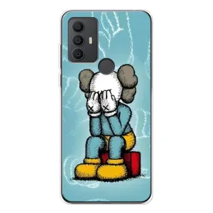 Чехлы для TCL 30 SE - Bearbrick Louis Vuitton (PREMIUMPrint) (Плач Bearbrick)