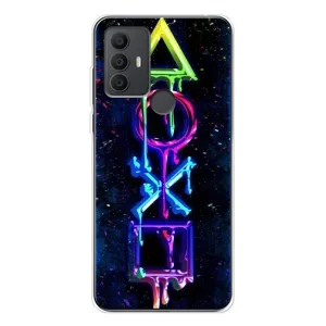 Чехлы с тематикой Киберспорт для TCL 30 SE (VPrint) (Pleystation лого)