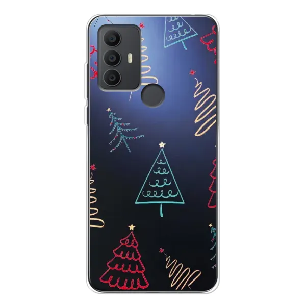 Чехол с принтом «Рождественские елки» для TCL 30 SE
