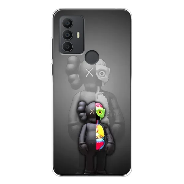Чохол з принтом «Тіло Bearbrick» для TCL 30 SE