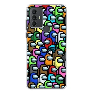 Чехол Амонг Ас для TCL 30 SE (AlphaPrint) (Убит)