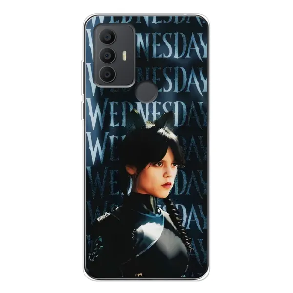 Чехол с принтом «Уэнздей кошка» для TCL 30 SE