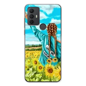 Чехол для Патриота Украины TCL 30 SE - (AlphaPrint) (Украиночка)