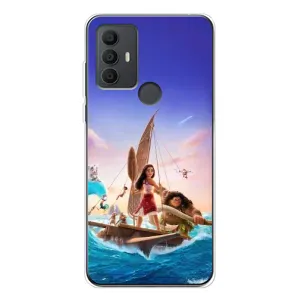 Чехол с мультфильмом Моана TCL 30 SE (Команда Ваяна Мауи)