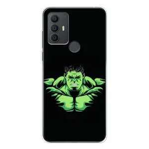 Чехлы с героями Марвел TCL 30 SE (VPrint) (Зелёный Халк)