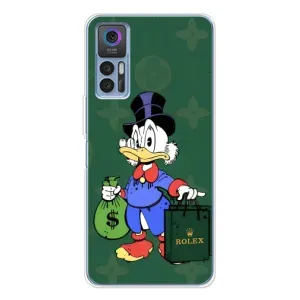 Чехлы для TCL 30 - Скрудж МакДак Louis Vuitton (PREMIUMPrint) (Богатая Утка)
