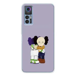 Чехлы для TCL 30 - Bearbrick Louis Vuitton (PREMIUMPrint) (Дружба Беарбрик)