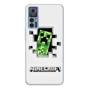 Чохол Майнкрафт на TCL 30 (AlphaPrint) Minecraft (кріпер Майнкрафт)