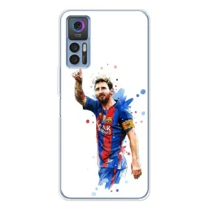 Чехлы Месси для TCL 30 (AlphaPrint) (Лео Месси)