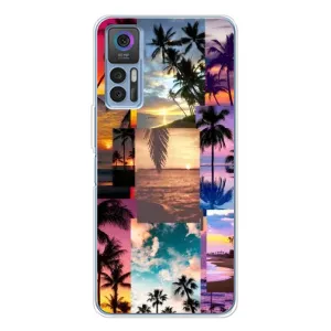 Силиконовый чехол с КАРТИНКАМИ лето для TCL 30 (AlphaPrint) (Летний отпуск)