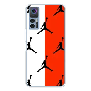 Чехлы для TCL 30 - с картинкой JORDAN (AlphaPrint) (Лого Джордан)