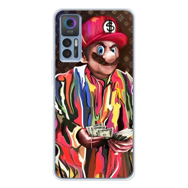 Чехол с принтом «Mario LV» для TCL 30