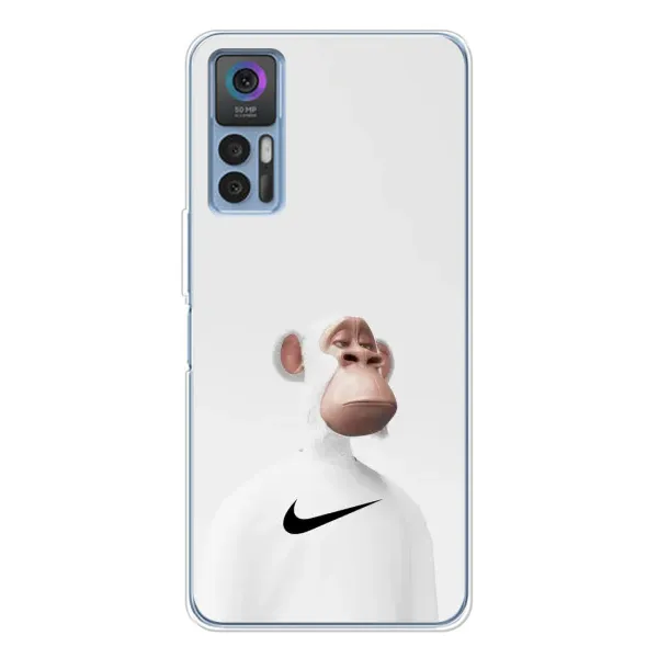 Чехол с принтом «обезьяна NFT Nike» для TCL 30