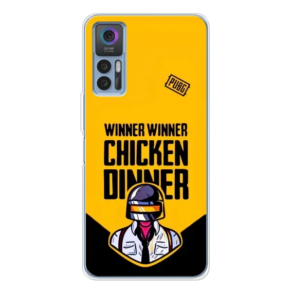 Чехол с принтом «Pubg шлем» для TCL 30 Чехол с принтом «Pubg шлем» для TCL 30