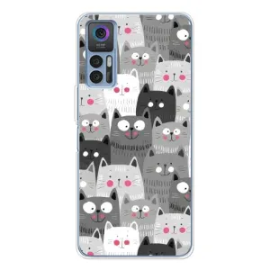 Чохли з Котиками для TCL 30 (VPrint) (Мальовані котики)
