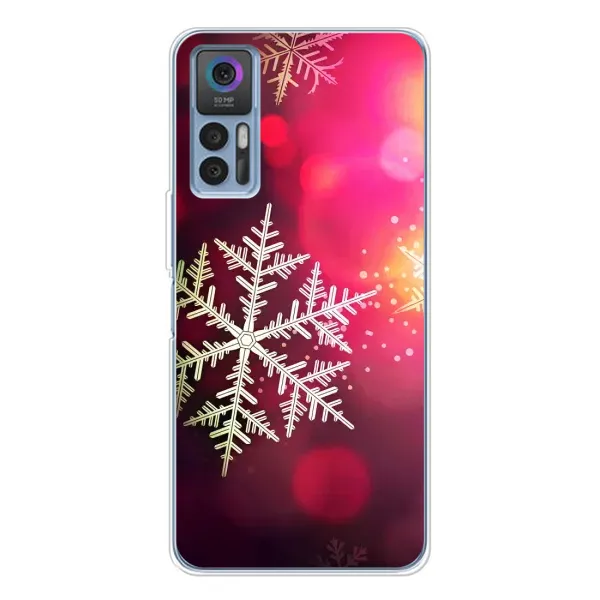 Чехол с принтом «Снежинка» для TCL 30 Чехол с принтом «Снежинка» для TCL 30