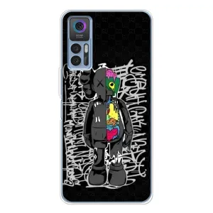 Чехлы для TCL 30 - Bearbrick Louis Vuitton (PREMIUMPrint) (Стиль Bearbrick)