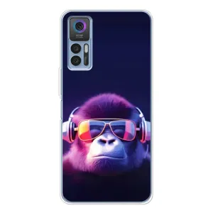Чехол с Обезьянами TCL 30 - (AlphaPrint) (Стильная обезьяна)