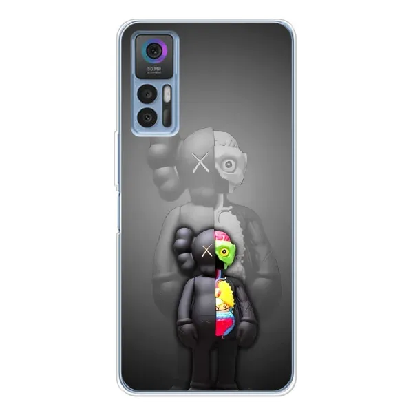 Чохол з принтом «Тіло Bearbrick» для TCL 30