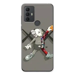 Чехлы для TCL 306 - Bearbrick Louis Vuitton (PREMIUMPrint) (Беарбрик Джордан)