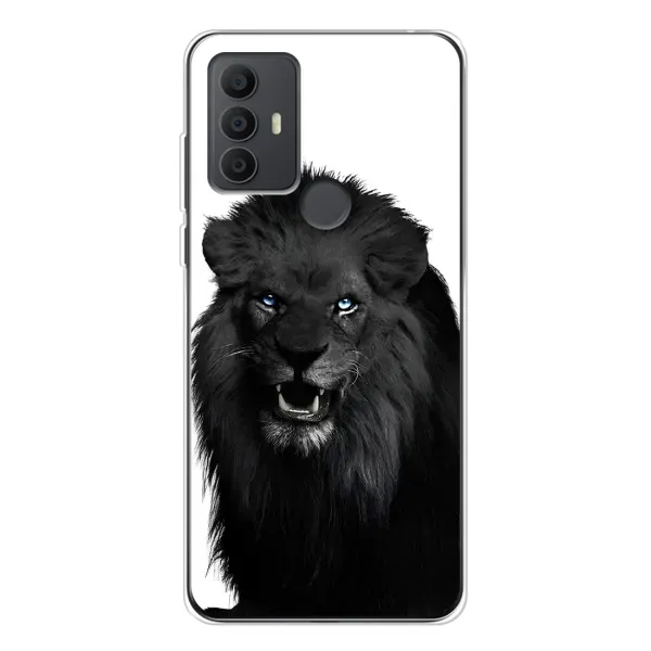 Чехол с принтом «Черный ЛЕВ» для TCL 306