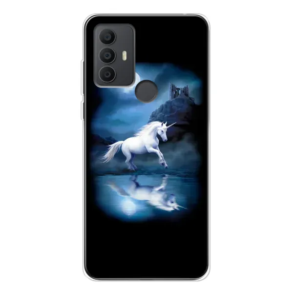 Чехол с принтом «Единорог» для TCL 306