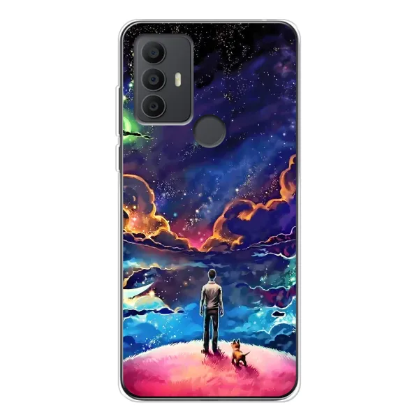 Чехол с принтом «Галактический вид» для TCL 306