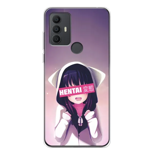 Чохол з принтом «Hentai chan» для TCL 306 Чохол з принтом «Hentai chan» для TCL 306