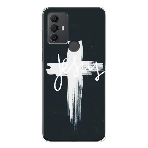 Чехол с принтом «Иисус» для TCL 306 Чехол с принтом «Иисус» для TCL 306