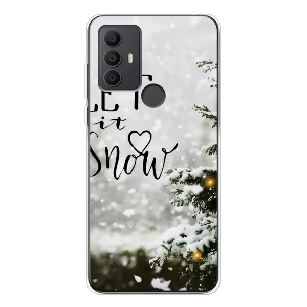 Чехол с принтом «Let it snow» для TCL 306