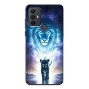 Чохол з картинкою ЛЕВ для TCL 306 (VPrint) (Маленький лев)