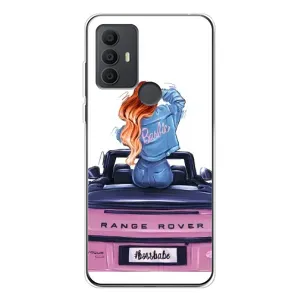 Чехол с печатью для TCL 306 - (Мода) (AlphaPrint) (На машине)